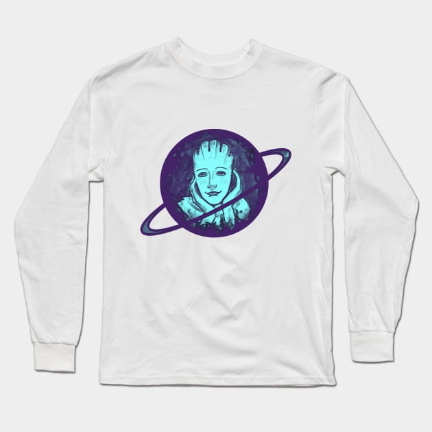 Liara Long Sleeve T-Shirt by cosmodevil